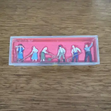 미사용 Preiser 10044 수확 작업 농가? 스카이블루
