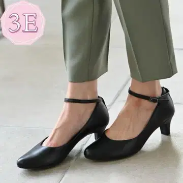 3E 넓고 편안한 3Way 스트랩 펌프스 편하고 예쁜 신발