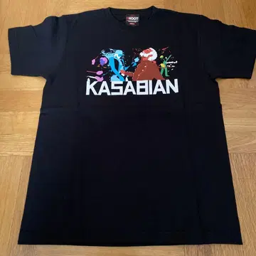 KASABIAN 프린트 티셔츠 S 사이즈 블랙