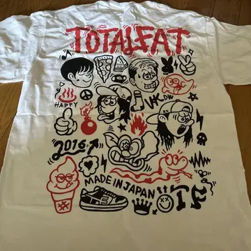 TOTALFAT 밴드 티셔츠 2016년제 M 사이즈