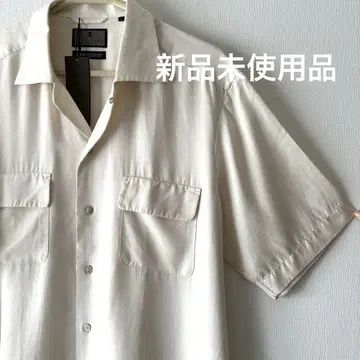 [gotairiku] 오픈 카라 셔츠 반팔 셔츠 미사용 새상품