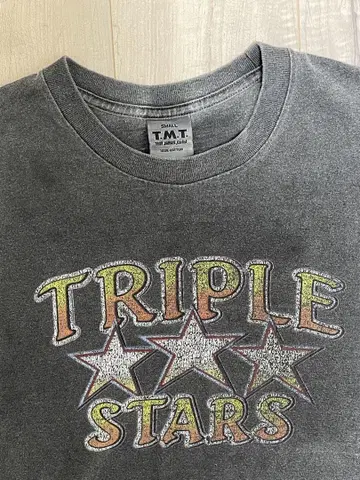 TMT 티셔츠 그레이 777 트리플 STAR