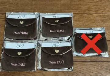 &TEAM K YUMA TAKI & LOVE LETTER 파우치