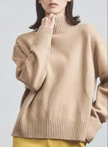 UNITED ARROWS 하이넥 스웨터 울 캐시미어