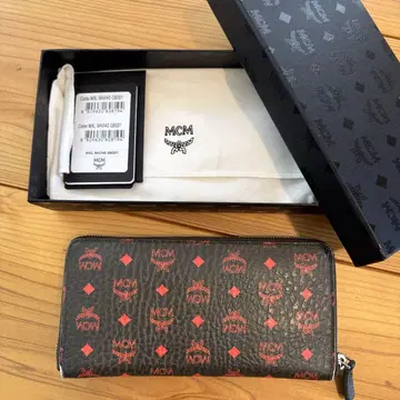 MCM 장지갑 레어 컬러