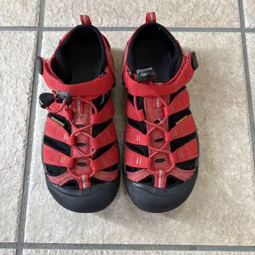 KEEN 아웃도어 샌들 레드 22 cm