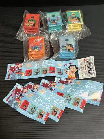 릴로 & 스티치 가챠 미니 무비 컬렉션 5종 세트