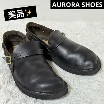 새상품급 AURORA SHOES 오로라 슈즈 미들 잉글리쉬 7D 블랙