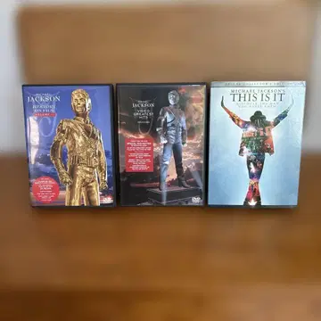 Michael Jackson DVD 3장 세트