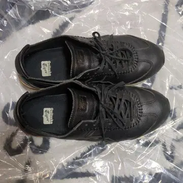오니츠카타이거 가죽 스니커즈 로우컷 신발 24.5cm