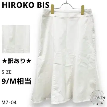 하자품 HIROKO BIS 스커트 미디 스커트 플레어 스커트 m1
