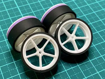 미니 사륜구동 페라 타이어 약 25.6mm 로우프릭션