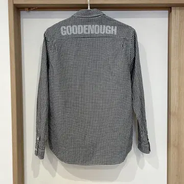 GOODENOUGH 굿이너프 체크 셔츠