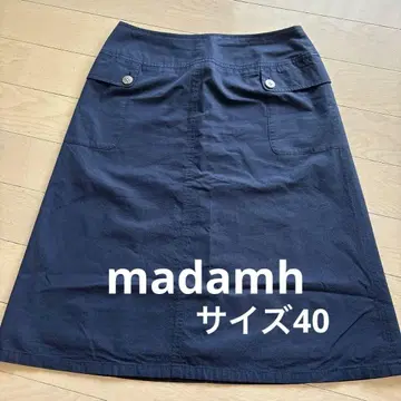 madameh 네이비 스커트