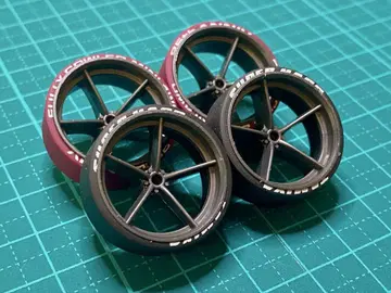 미니 사륜구동 페라 타이어 약 25.6mm 로우프릭션 슈퍼 하드