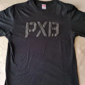 PXB 로고 T셔츠 블랙 이노우에 나오야 유클리드 크리에이티브