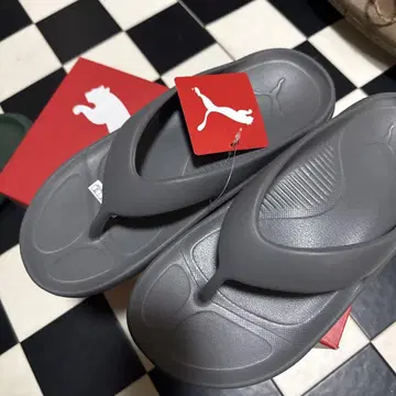 PUMA 그레이 플립플랍