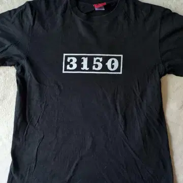 카메다 시로 3150 프린트 블랙 티셔츠
