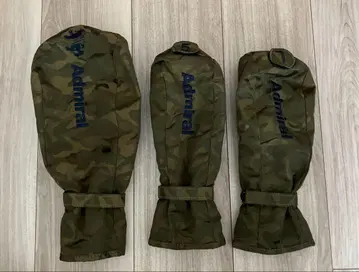새상품급 admiral 골프헤드커버 세트 카모 무늬