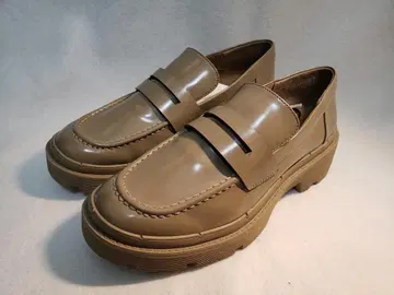 ZARA 통굽 로퍼 24.5cm 그레이지