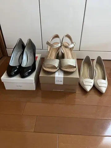 [미사용 새상품 포함] 카네마츠 르 탈론 Clarks 3족 세트
