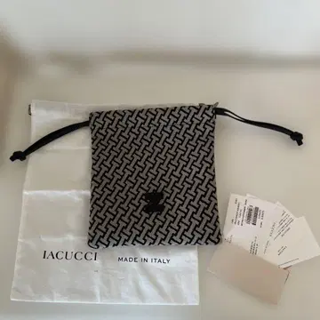 IACUCCI 모노그램 파우치 JACQUARD/CERVO