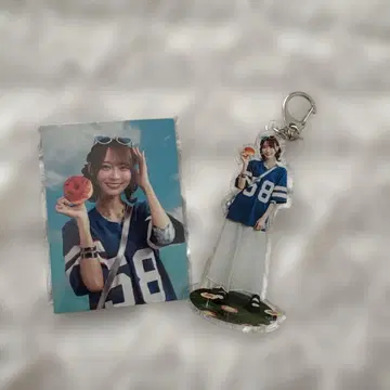 노기자카46 유미키 나오 NOGICAFE 아크릴 키링 & 트레이딩 카드
