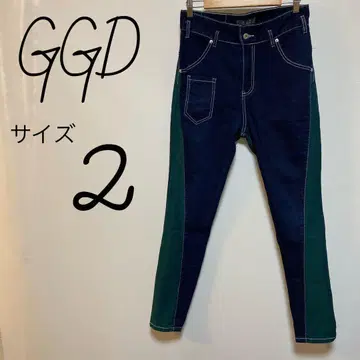지지디 GGD 데님 2사이즈 바나나 사루엘 팬츠 스트레치