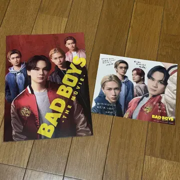 영화 BAD BOYS THE MOVIE 팜플렛+입장객 특전 스티커