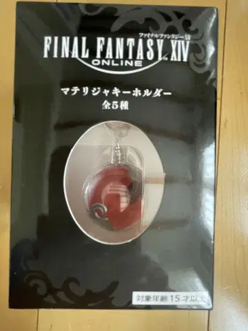 FINAL FANTASY XIV 마테리아 키링 빨간색