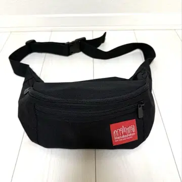 블랙 바디백 웨스트 파우치