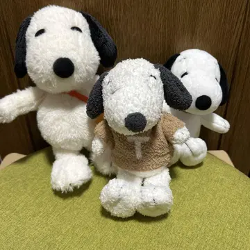 스누피 봉제 인형 3개 세트