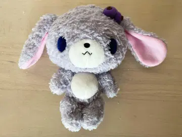 보라색 토끼 봉제 인형