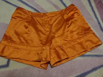 에밀리오 푸치 실크 혼방 숏팬츠 오렌지 34 S 오렌지 새틴