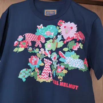 칼 헬름 애니멀 무늬 T셔츠