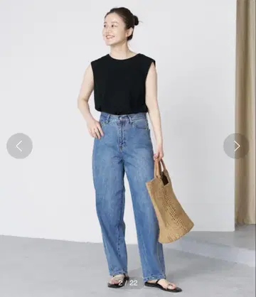 IENA 커브 실루엣 데님