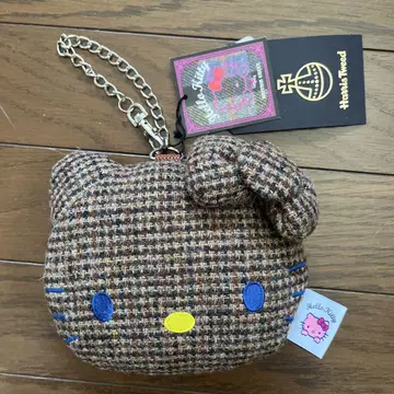 헬로키티 패스 케이스 Harris Tweed