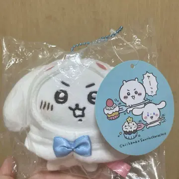 미니 후드 마스코트 새상품 택 포함 치이카와 시나모롤