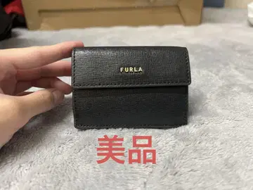 FURLA 3단 폴더형 지갑 블랙