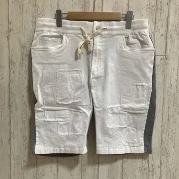 LUXE/R 스트레치 데님 하프 팬츠