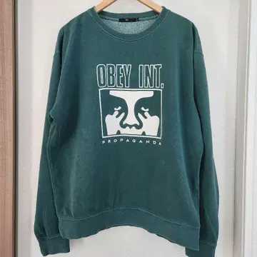OBEY 오베이 그래픽 프린트 맨투맨 SizeM