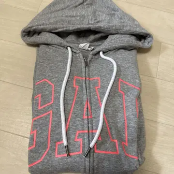 GAP 그레이 풀 집업 후드티