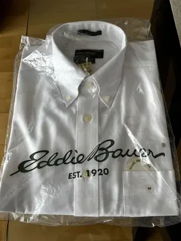 Eddie Bauer 긴팔 셔츠 화이트 (미국 사이즈 M)