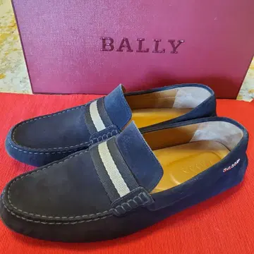 **새상품급** BALLY 네이비 스웨이드 로퍼
