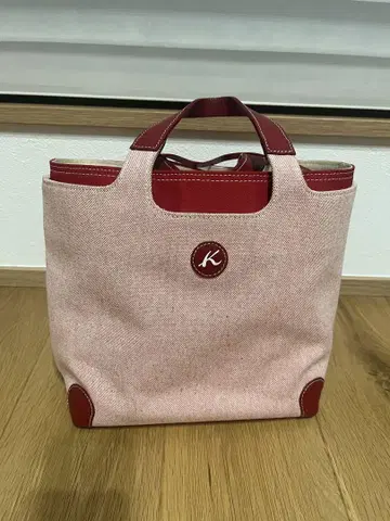 Kitamura 핑크 빨강 토트백