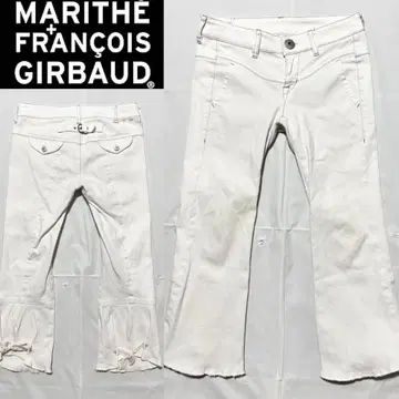 MARITHE+FRANCOIS GIRBAUD 질보 데님 팬츠 SS