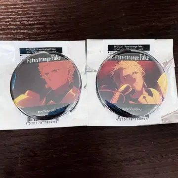 Fate strange Fake 캔뱃지 길가메쉬 2점