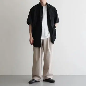새상품 MARKAWARE 25SS DOUBLE 모던 와이드 팬츠 3