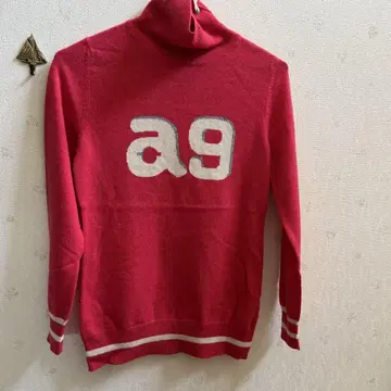 archivist 터틀넥 스웨터 36 핑크