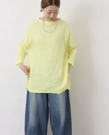 journal standard luxe 에어 린넨 Plain 블라우스